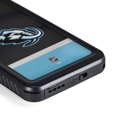 NHL Utah Mammoth Striped Jersey Galaxy S24 Waterproof Case